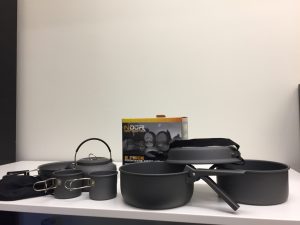 NDuR 9-Piece Cookware Kit with Kettle